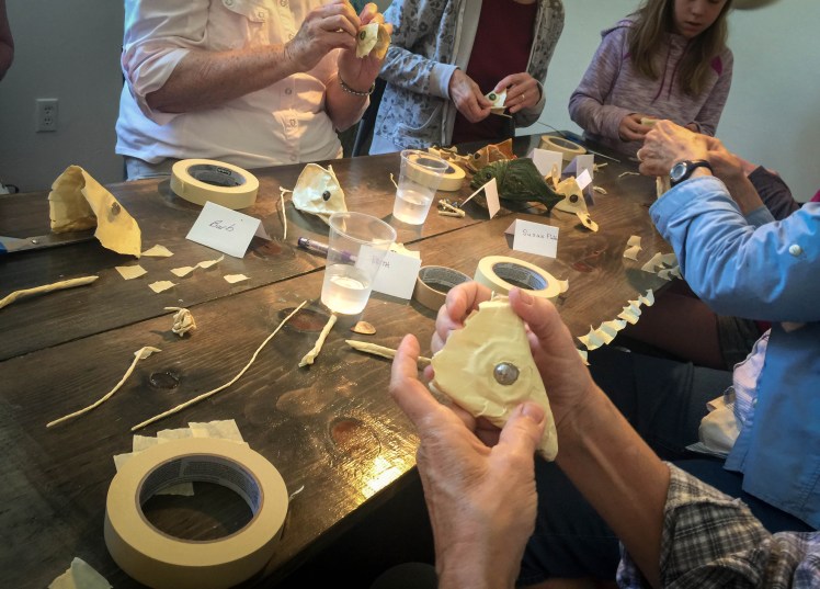 Field Trip to Fish Sculpting Class, Ocasiocasa Studio, Fort Myers, March 2017