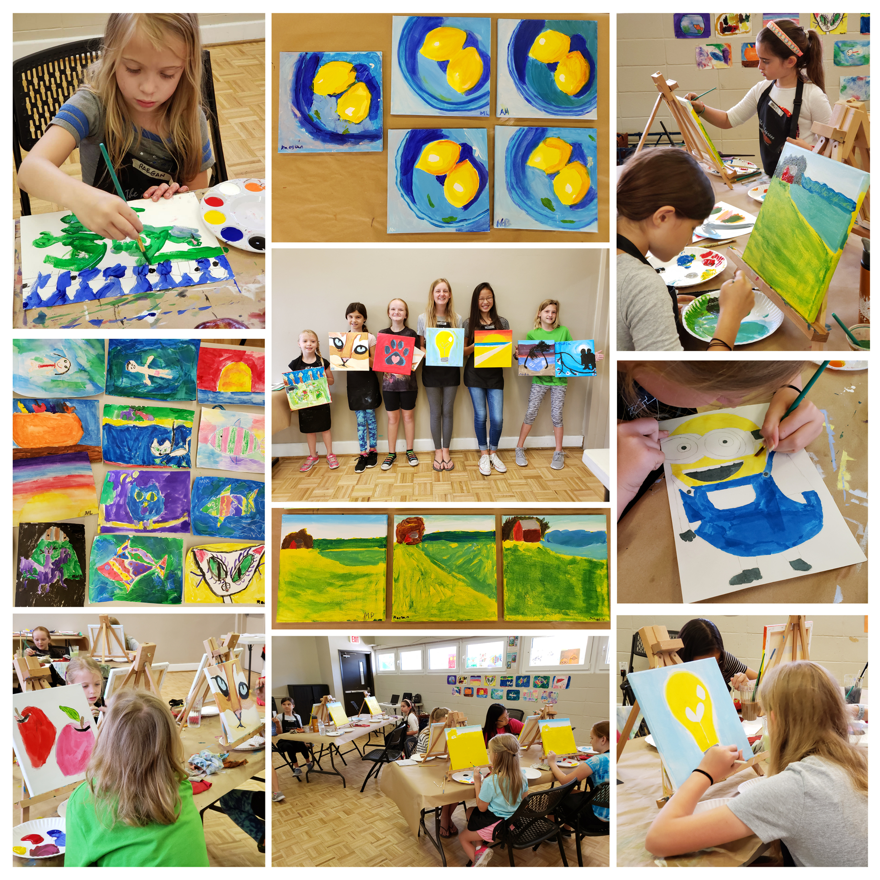 let's paint collage int